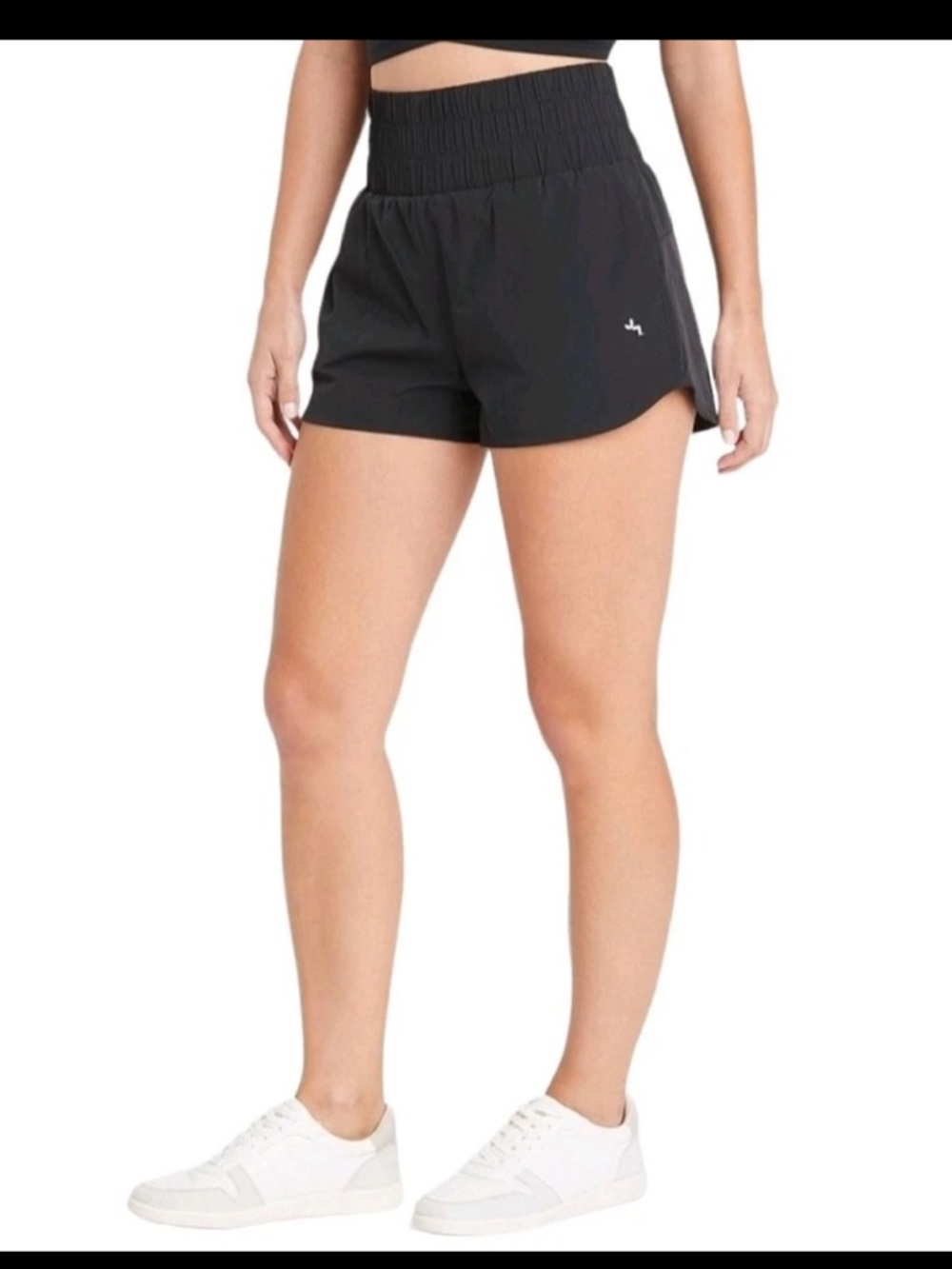 JoyLab Women’s Black High-Waist Athletic Shorts - Picture 2 of 9